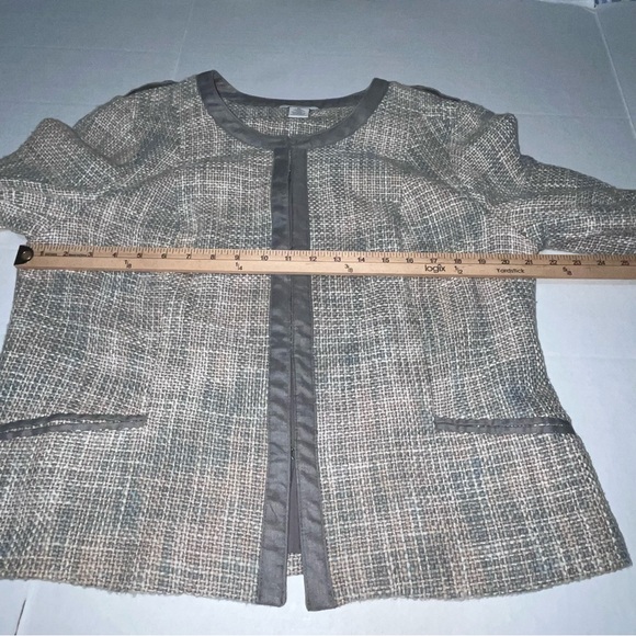 Liz Claiborne Lined Tweed XL Jacket Blazer - Picture 5 of 14